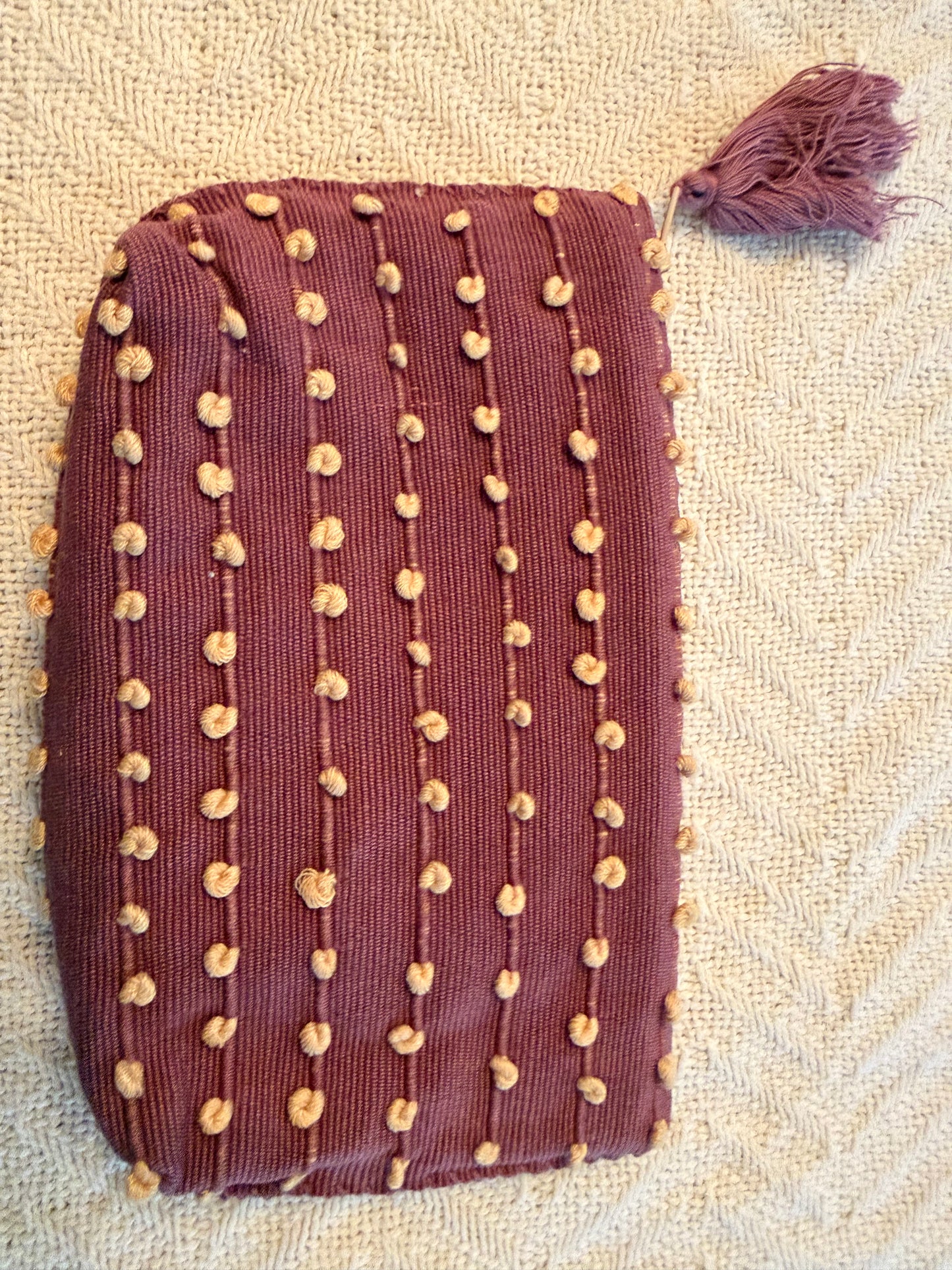 Handwoven Makeup Bag  – Authentic Mexican Waist Loom Artisan Accessory