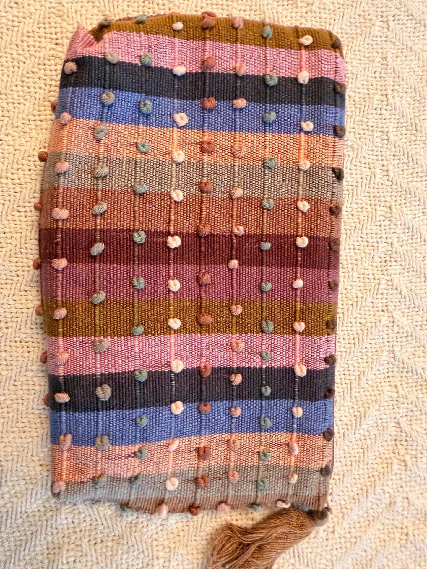 Handwoven Makeup Bag  – Authentic Mexican Waist Loom Artisan Accessory