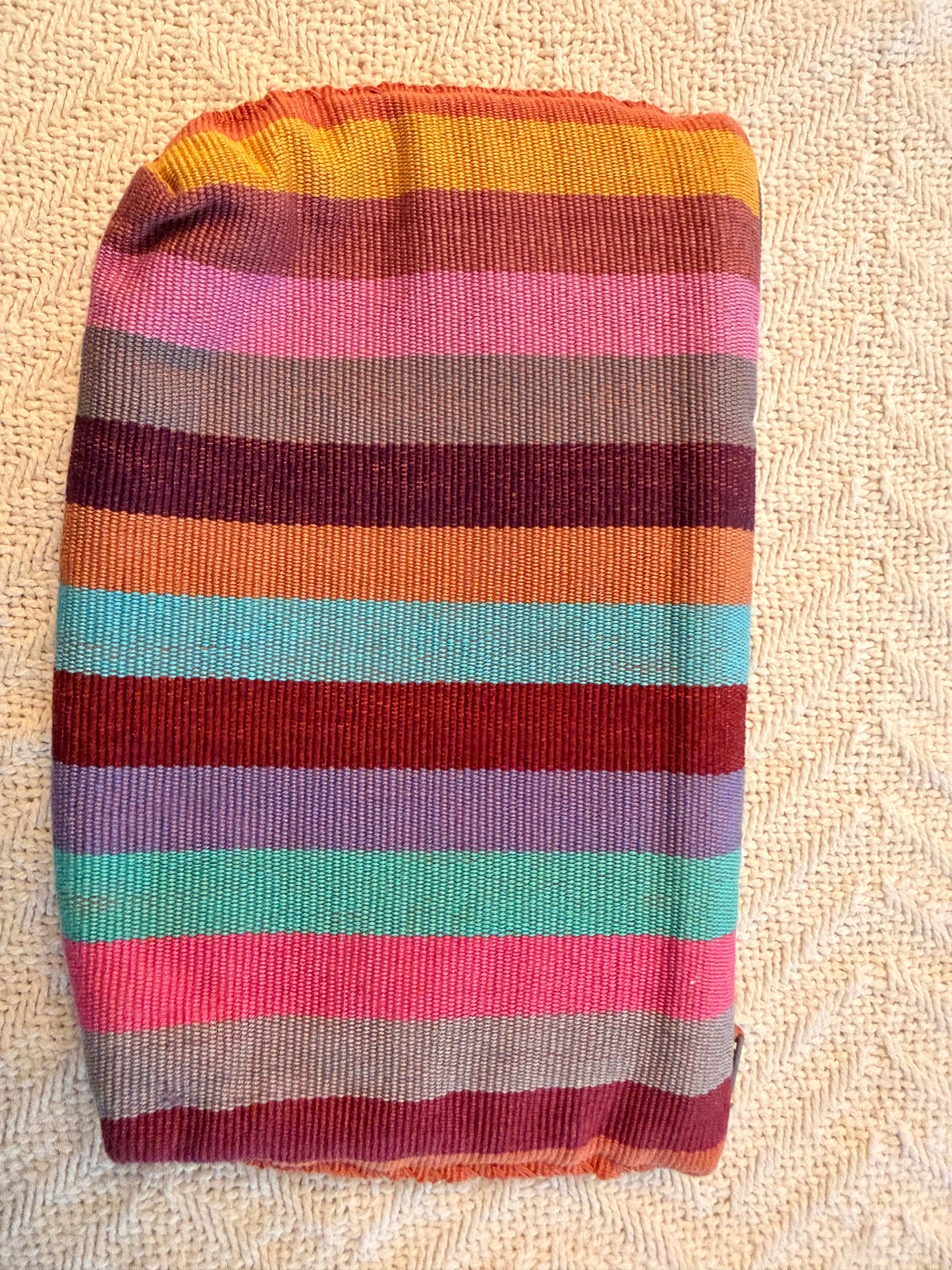 Handwoven Makeup Bag  – Authentic Mexican Waist Loom Artisan Accessory