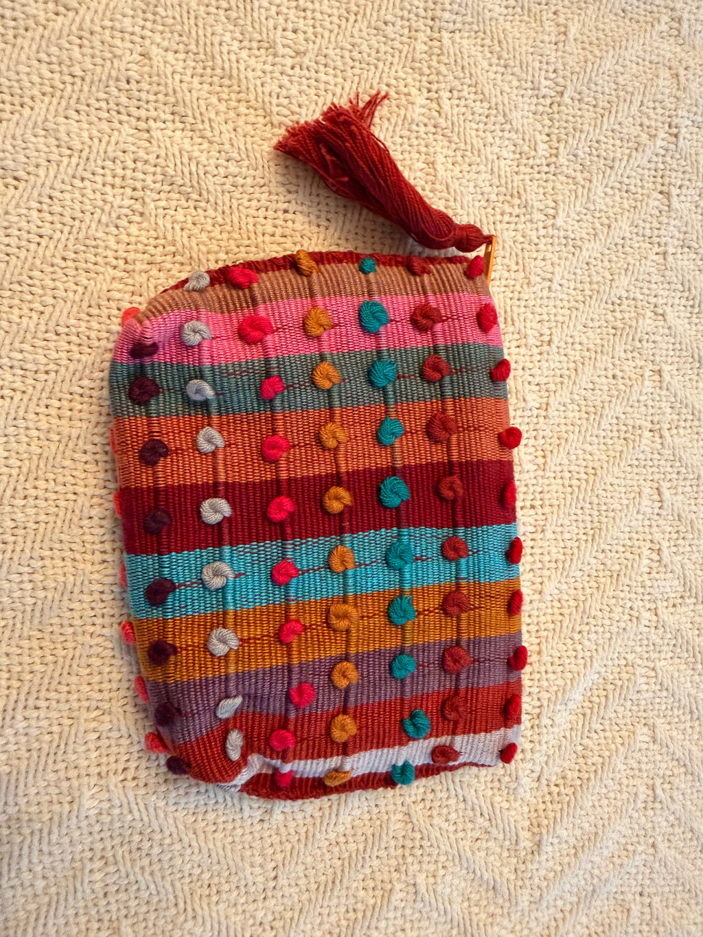 Handwoven Coin Purse – Authentic Mexican Waist Loom Artisan Accessory